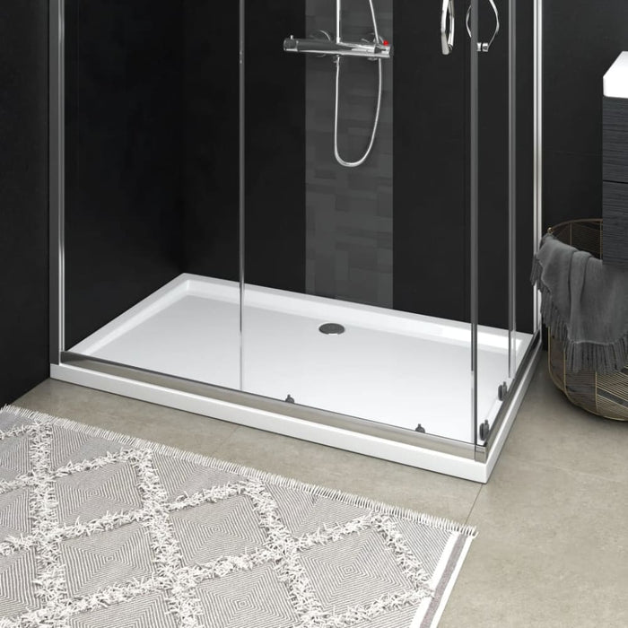 Rectangular Abs Shower Base Tray White 70x120 Cm Oankbp