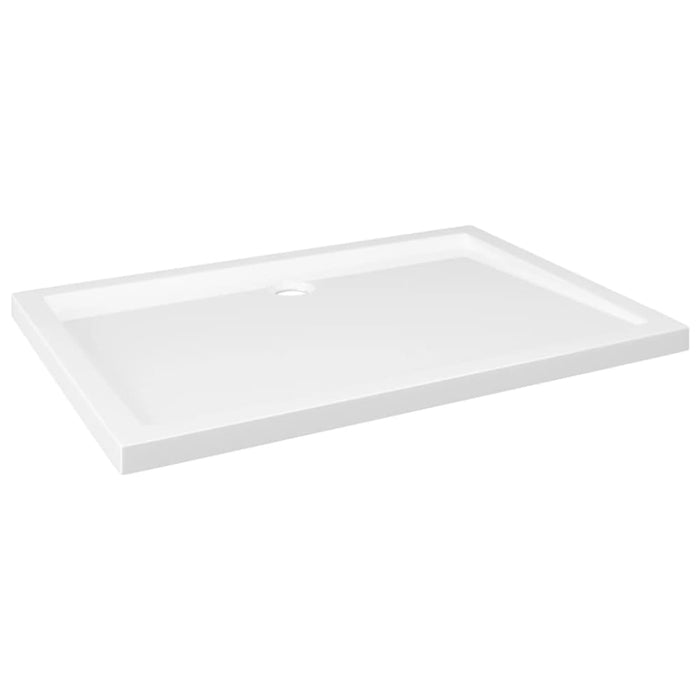 Rectangular Abs Shower Base Tray White 80x110 Cm Oankbk