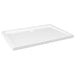 Rectangular Abs Shower Base Tray White 80x110 Cm Oankbk