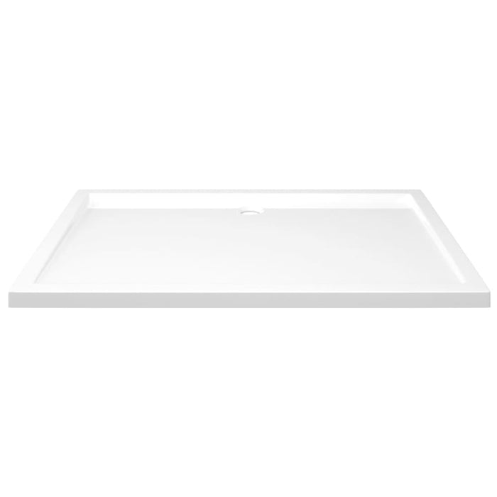 Rectangular Abs Shower Base Tray White 80x120 Cm Oankob