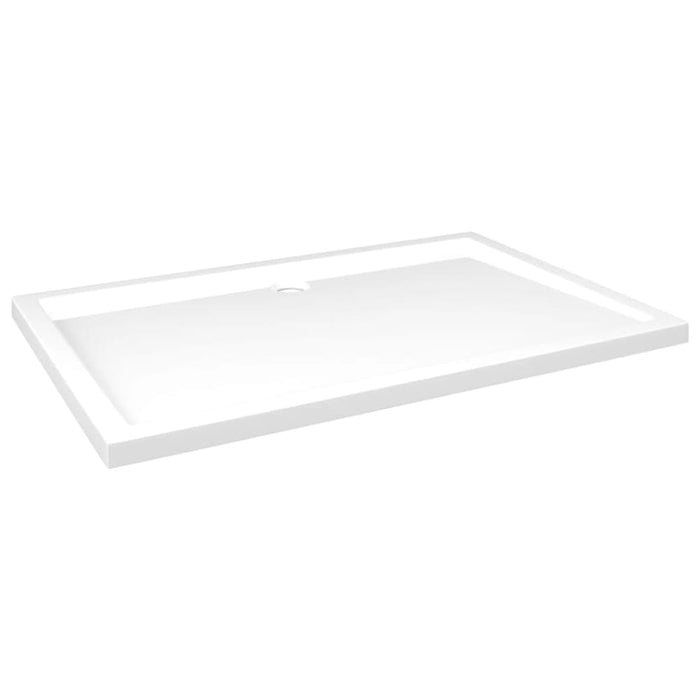 Rectangular Abs Shower Base Tray White 80x120 Cm Oankob