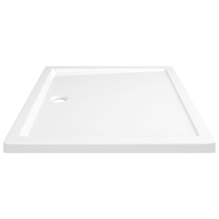 Rectangular Abs Shower Base Tray White 80x90 Cm Oankbn