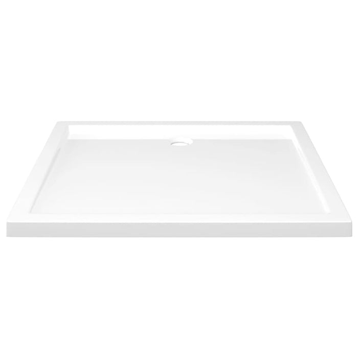 Rectangular Abs Shower Base Tray White 80x90 Cm Oankbn