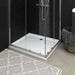 Rectangular Abs Shower Base Tray White 80x90 Cm Oankbn