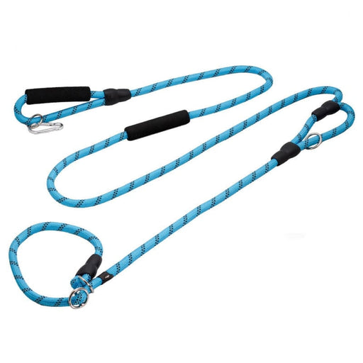 Reflective 2 Handle Long Short Dog Leash