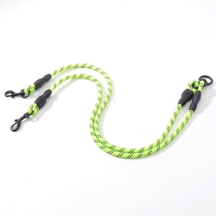 Reflective Nylon Couple Dog Leash