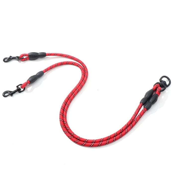 Reflective Nylon Couple Dog Leash