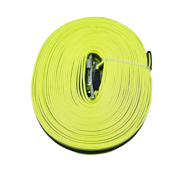 5m 10m 15m Reflective Rubber Leash For Dog - Green