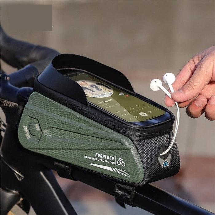 Reflective Waterproof Top Tube Bicycle Phone Bag