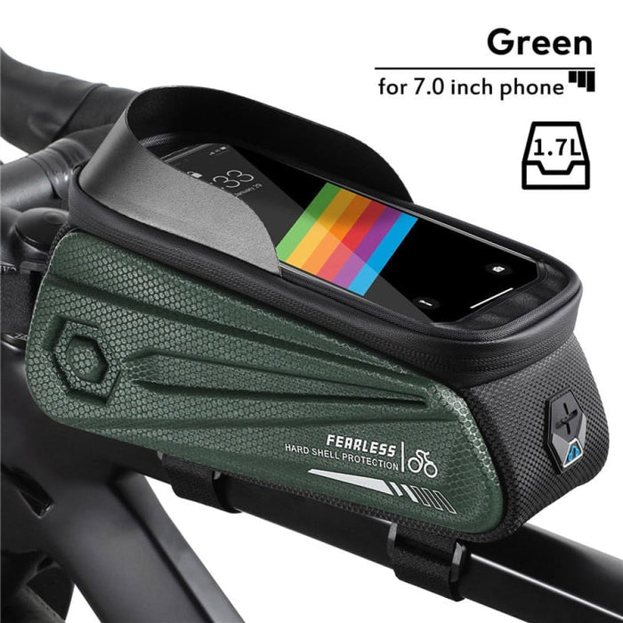 Reflective Waterproof Top Tube Bicycle Phone Bag