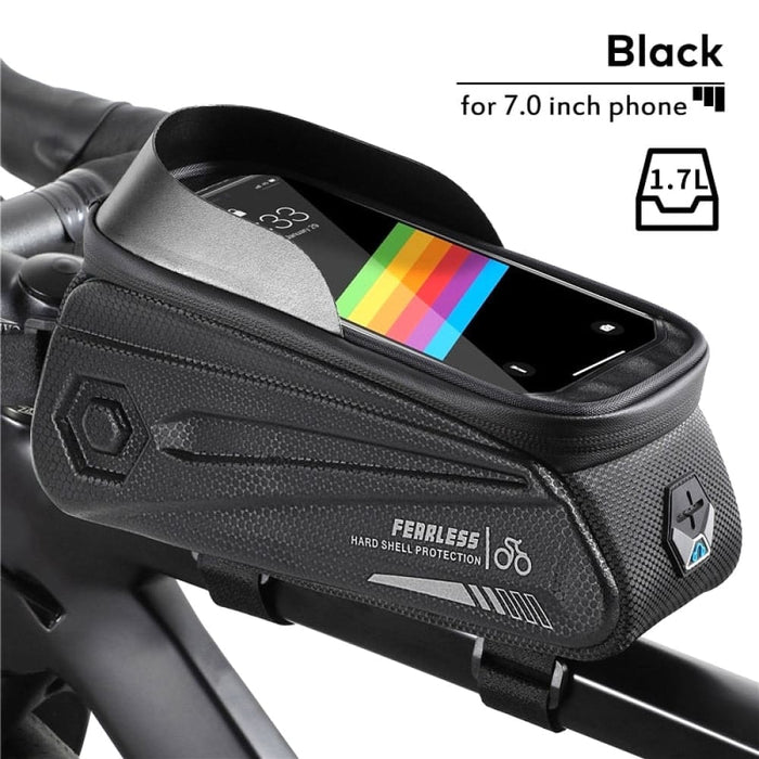 Reflective Waterproof Top Tube Bicycle Phone Bag