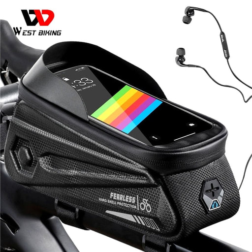 Reflective Waterproof Top Tube Bicycle Phone Bag