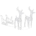 Reindeers & Sleigh Christmas Decoration 160 Leds 130 Cm