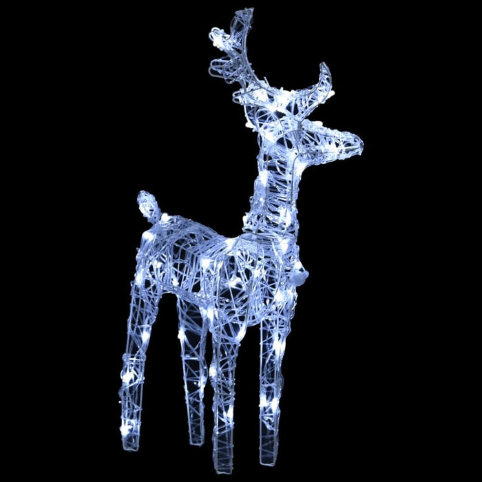 Reindeers & Sleigh Christmas Decoration 160 Leds 130 Cm