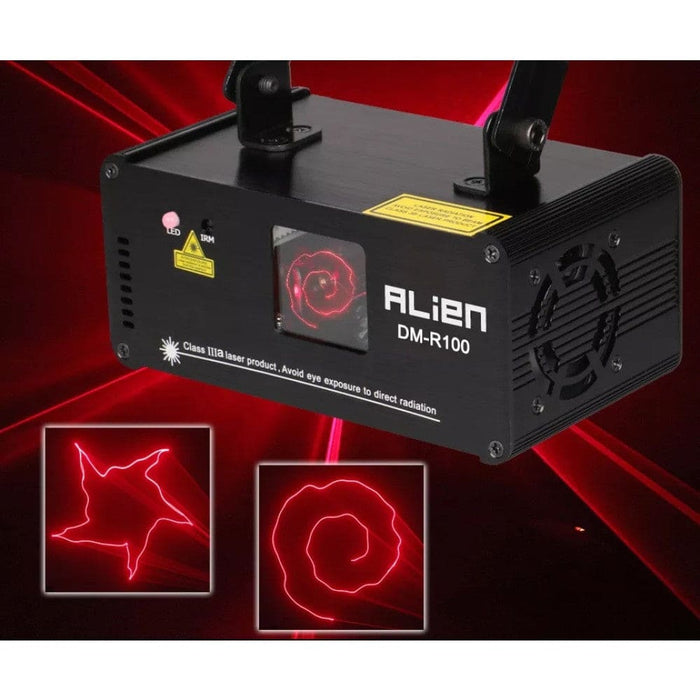 Remote 100mw Red Laser Stage Lighting Effect Dmx 512