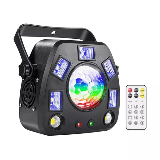 Remote Dmx Laser Projector Strobe Magic Ball Uv 4in1 Stage