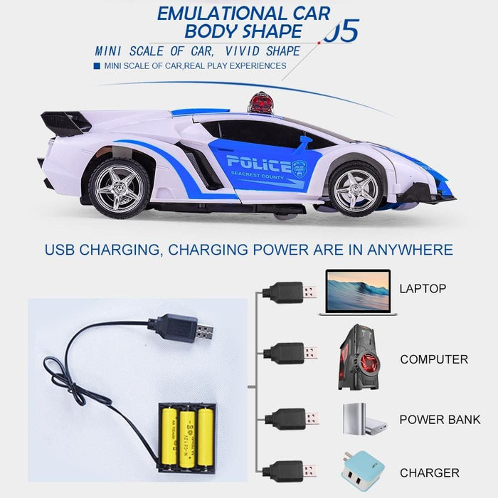 Remotely Deformed Car Toy With 4 Channels 1023