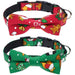 Removable Durable Adjustable Buckle Bow Tie Pet Collar