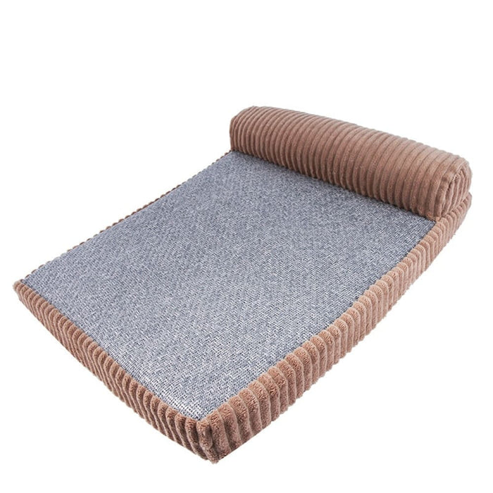 Removable Soft Cooling Couch Dog Sofa Bed With Backrest