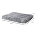 Goslash Picks Replaceable Pet Bed Cover Plush Xxl Charcoal