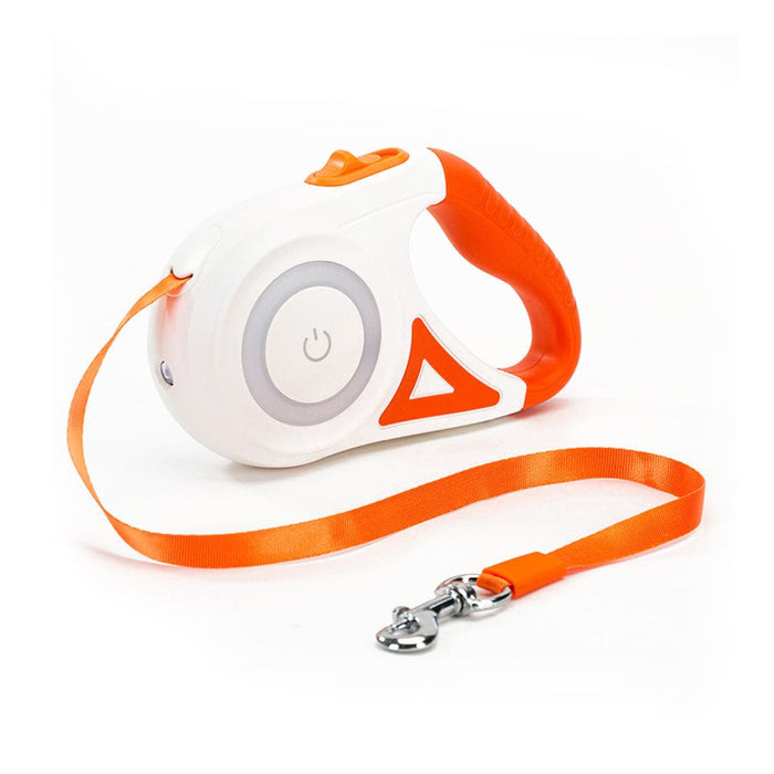 Vibe Geeks 3m Retractable Durable Nylon Pet Leash With Led