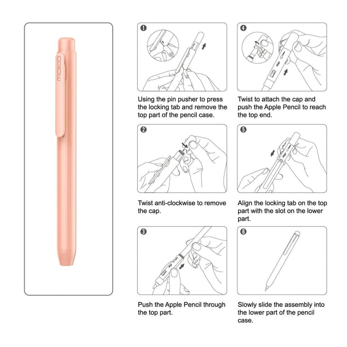 Retractable Tip Cap Protective Pencil Sleeve Cover