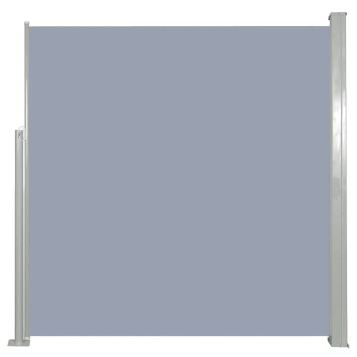 Retractable Side Awning 140 x 300 Cm Grey Aptpi