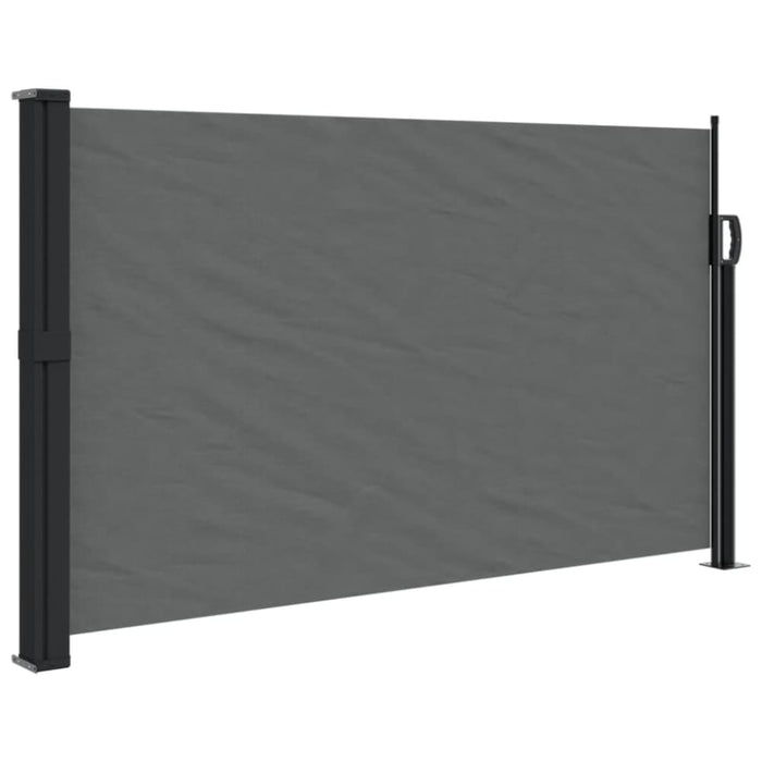 Retractable Side Awning Anthracite 120x600 Cm Abbapbt