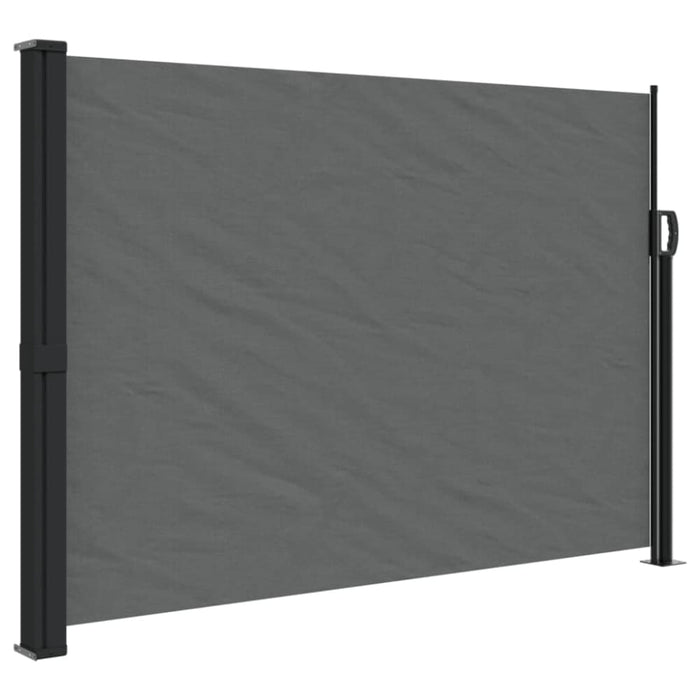 Retractable Side Awning Anthracite 140x600 Cm Abbapon