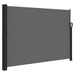 Retractable Side Awning Anthracite 140x600 Cm Abbapon