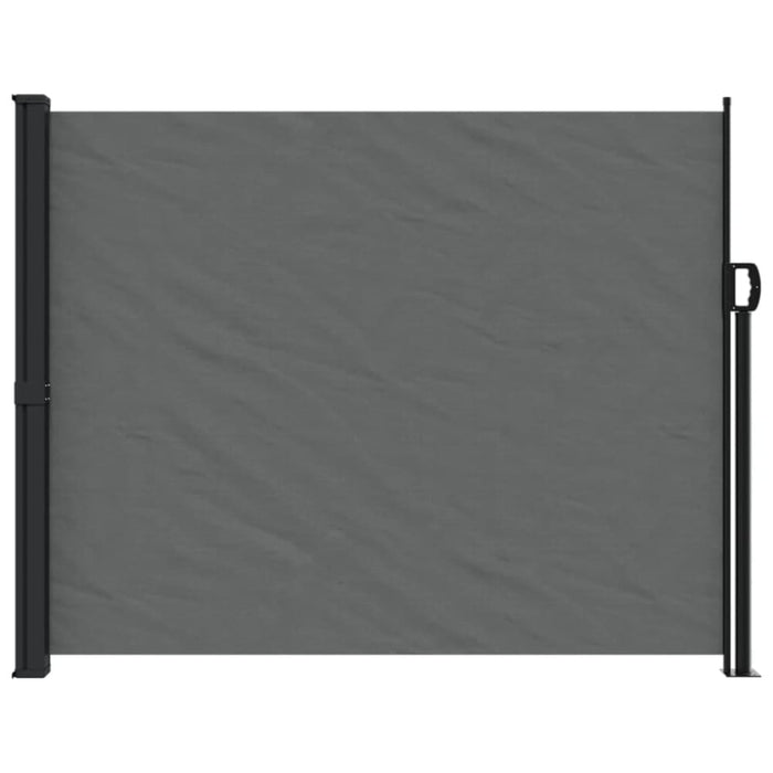 Retractable Side Awning Anthracite 160x500 Cm Abbaaat