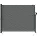 Retractable Side Awning Anthracite 160x600 Cm Abbaptt