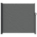 Retractable Side Awning Anthracite 180x600 Cm Abbapan