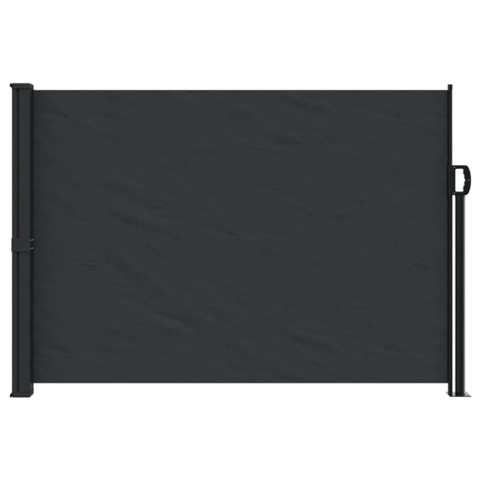 Retractable Side Awning Black 140x300 Cm Abbaxka