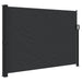 Retractable Side Awning Black 140x300 Cm Abbaxka