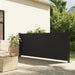 Retractable Side Awning Black 140x500 Cm Abbaaoa