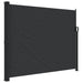 Retractable Side Awning Black 160x500 Cm Abbaaxk