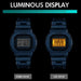 Retro Led Digital Stainless Steel Quartz Wristwatch