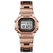 Retro Led Digital Stainless Steel Quartz Wristwatch