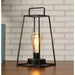 Retro Geometric Cordless Battery Operated Table Lamp