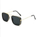 Retro Square Sunglasses With Uv Protection