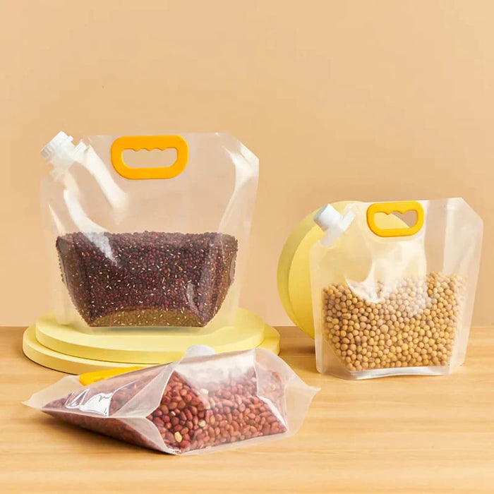 Reusable Spiral Cover Coffee Bean Storage Bags