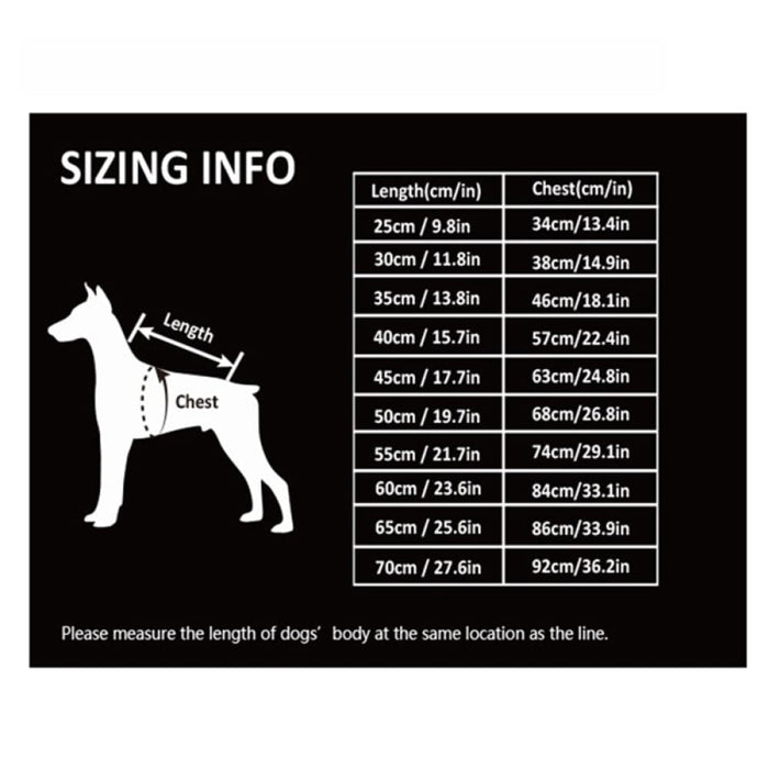 Reversible Waterproof Reflective Dog Coat