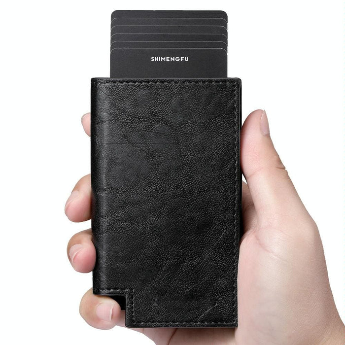 Rfid Bifold Wallet With Pop Up Card Holder