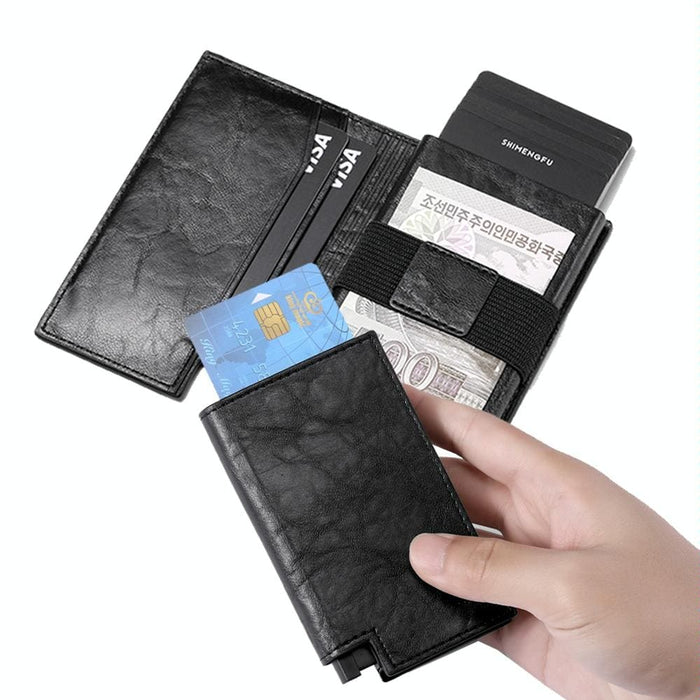 Rfid Bifold Wallet With Pop Up Card Holder