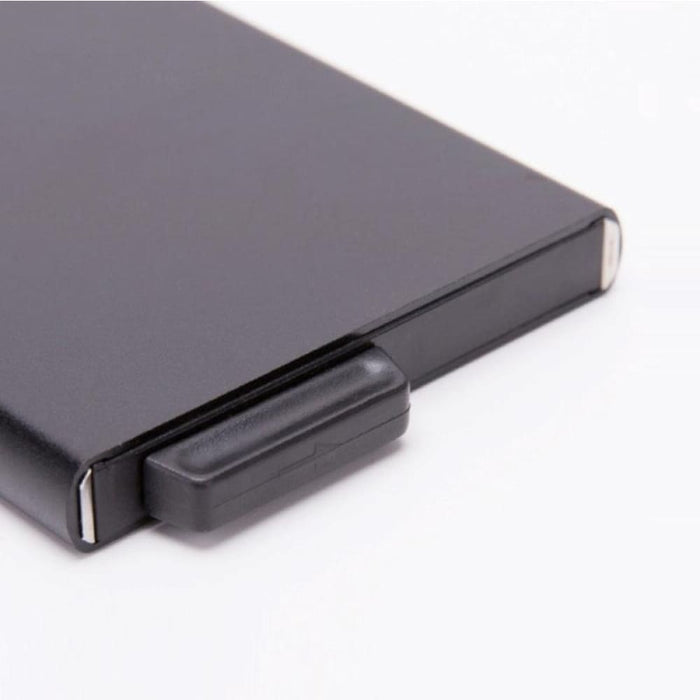 Rfid Blocking Aluminum Card Wallet With Automatic Eject