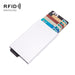 Rfid Blocking Aluminum Card Wallet With Automatic Eject