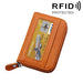 Rfid Blocking Leather Card Holder Wallet 12 Slots