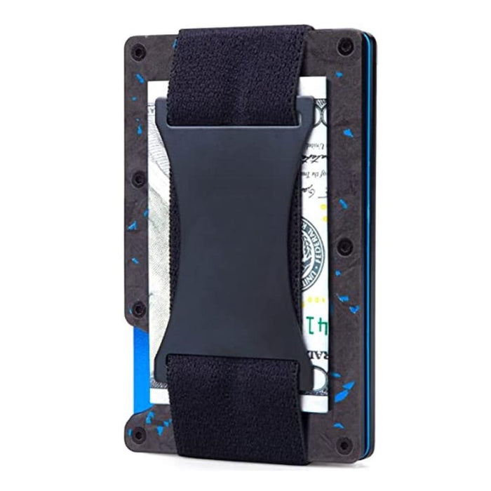 Rfid Blocking Slim Metal Card Clip Wallet Army