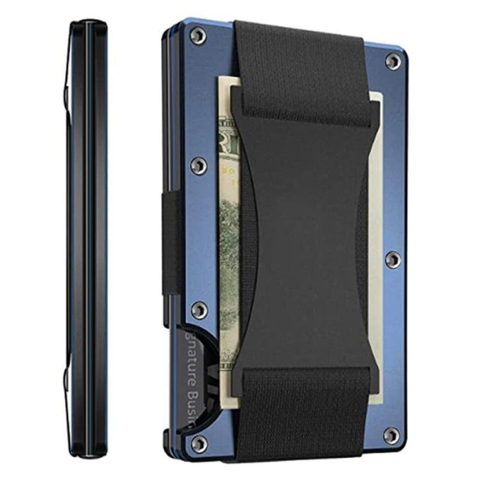 Rfid Blocking Slim Metal Card Clip Wallet Army